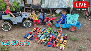 Wow lots of toys cars on the road find with my friends [upl. by Eenitsed]