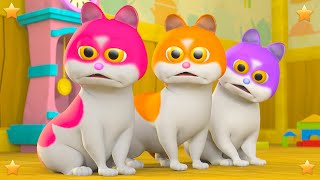 Three Little Kittens Part 2  Kindergarten Nursery Rhyme amp Song for Kids by Little Treehouse [upl. by Cordula]