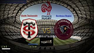 LIVE 🏉 Bordeaux Begles Vs Stade Toulousain   Full match FRANCE RUGBY TOP 14 [upl. by Inahteb]