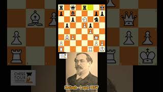 BRILLANTE sacrificio de Kolisch que DEMUELE la casa negra Kolisch  Loyd 1867 shorts [upl. by Perkins620]