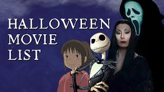 Top 30 Halloween Movie Recommendations  Not Scary Scary amp Really Scary Films [upl. by Ardnekahs255]