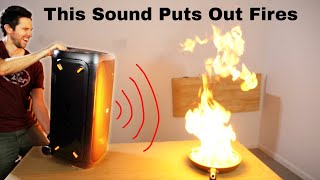 Using Sound as a Fire Extinguisher [upl. by Samau]