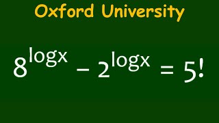 Oxford University Entrance Exam tricks  Find x [upl. by Ydualc818]