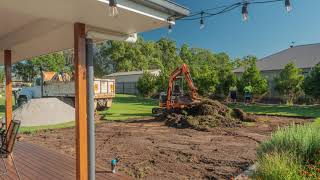 Narellan Pools Fiberglass Install Timelapse [upl. by Adim940]