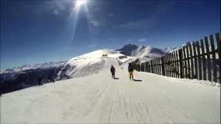 Skiing Kitzbühel  First Person View of run 56 Schwarzkogel [upl. by Aicetel824]