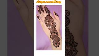 Top 10 stylish mehndi designmehndi henna mehndidesign mehndidesign hennatatto [upl. by Fanechka]