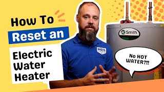 No Hot Water Easily Reset Your Electric Water Heater [upl. by Anitneuq]