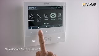 Video guida utente videocitofono TAB 7 IP installazione e configurazione by Vimar [upl. by Eicaj]