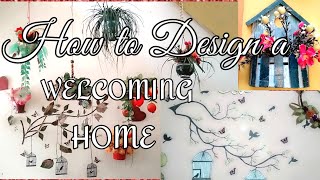 Inspiring home decoration ideasfall decoration with me 2023card board wall shelf decorating ideas [upl. by Nonnaihr742]