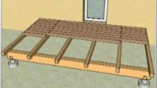 Comment construire une terrasse en bois [upl. by Aamsa]