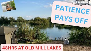 48hrs CARP FISHING AT OLD MILL LAKES carpfishing2023 carpfishinguk carp fishing angling [upl. by Sturges]