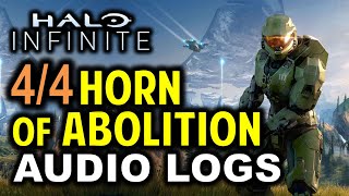 Horn of Abolition All Audio Logs Location  Halo Infinite Collectibles Guide [upl. by Gaskins]