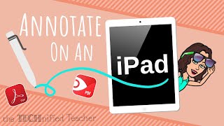 Annotate PDFs on an iPad  Adobe Acrobat Reader amp PDF Expert [upl. by Llenaej]