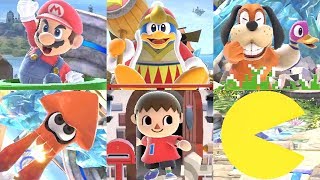 Super Smash Bros Ultimate  All Characters Entrances [upl. by Olimpia6]