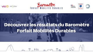 Webinar  Baromètre Forfait Mobilités Durables  les résultats dévoilés [upl. by Eelyek]