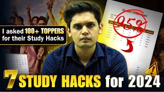 7 Study Hacks For 2024🔥 Must Watch Video for Every Student Prashant Kirad [upl. by Orel]