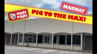 DEAD RETAIL HISTORY Abandoned Piggly Wiggly Grocery  Maxway  Edwards 5amp10  Walterboro SC I95 [upl. by Elamor]