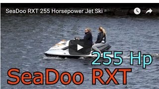 Seadoo rxtx 260 rs ride and top speed run [upl. by Yalc]