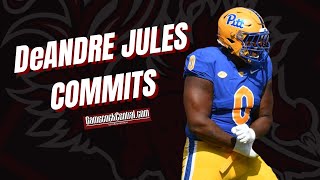 Breakdown Pittsburgh transfer DT DeAndre Jules commits to South Carolina [upl. by Louls484]