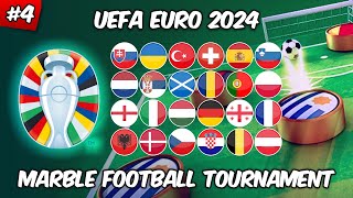 UERO 2024 ▶️ Round of 16 MARBLE FOOTBALL Epic Battle  Who Qualifies For The Quarter Finals [upl. by Arne]