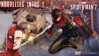 Marvel’s SpiderMan 2  Nouvelles infos  taille de la carte histoire sombre possibilité de la PS5 [upl. by Sutelc681]