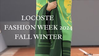 Lacoste Ready to Wear Fall Winter 2024 Paris [upl. by Aleahpar740]