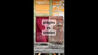 pidgins vs creoles vs mixed languages [upl. by Atsillac458]