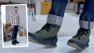 How to Wear  ECCO Mens Exostrike GTX Boots [upl. by Scherle668]