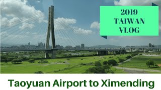 Taiwan Vlog Taoyuan Airport to Taipei Main Station to Ximending [upl. by Ethban141]