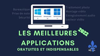 Meilleures applications gratuites pour Windows 10 et 11 [upl. by Dolloff]