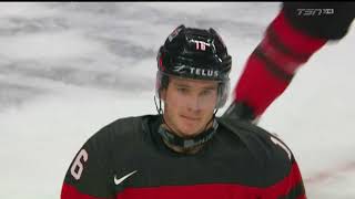 Taylor Raddysh 40 Goal  Canada vs Slovakia 2018 WJC 122717 [upl. by Yrannav]