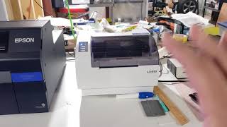 2 month update review epson c6500 amp primera lx610 print cut machine uninet icolor 250 [upl. by Suivart207]