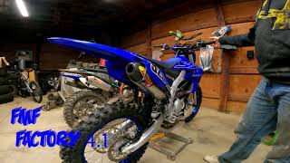 FMF vs Pro Circuit vs Stock Exhaust 2022 YZ250F [upl. by Etnaihc619]