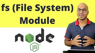 fs File System Module in Node JS [upl. by Larue]