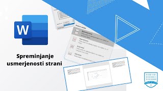 Spreminjanje usmerjenosti strani v orodju Microsoft Word [upl. by Nomde672]