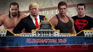 WWE 2K17 ArnoldConnor VS DonaldRuesv Requested Elimination Tag Match [upl. by Dew]