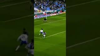 Hernan Crespo 🇦🇷 Crispy 🥵 Finish shorts [upl. by Notsuj]