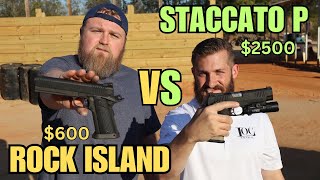 Staccato P VS Rock Island  Can A 600 Budget 2011 Beat A 2500 Staccato [upl. by Buskirk]