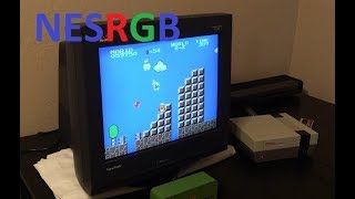 NESRGB on Viewsonic G225f VGA CRT with OSSC [upl. by Brenden]