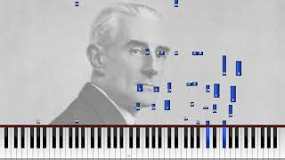 Maurice Ravel  Jeux deau Piano Synthesia Tutorial [upl. by Littman]