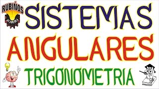 sistema sexagesimal  centesimal y radial ejercicios resueltos trigonometría rubiños [upl. by Groark]