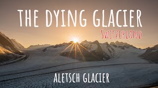 Climate Change  The melting Aletsch Glacier In Switzerland [upl. by Anaerda694]