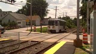 Leamy Av Station SEPTA Route 101 Trolley Springfield PA [upl. by Susumu162]