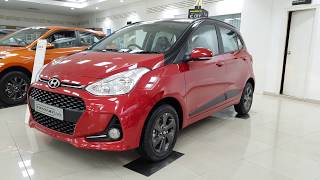 Hyundai Grand i10 Sportz Dual Tone  Fiery Red and Black  Full Black Interiors 4K [upl. by Lanahtan]