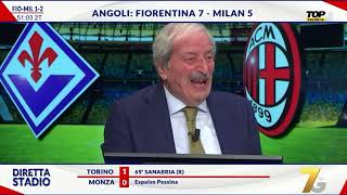 Fiorentina Milan 12 con Tiziano Crudeli e Mirko Palo [upl. by Innoj]