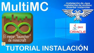 MultiMC EL MEJOR LAUNCHER premium PARA MINECRAFT  Tutorial de instalación [upl. by Llib]