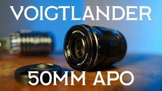 Worlds SHARPEST Lens Voigtlander 50mm F2 APOLanthar Lens Review [upl. by Ahtiuqal]