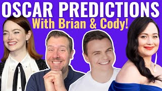 Early Oscar Winner Predictions with Brian amp Cody [upl. by Nohtanhoj537]