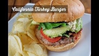 California Turkey Burgers with Avocado amp Bacon  Cuisinart Griddler GR4N  Amy Learns to Cook [upl. by Brenza]