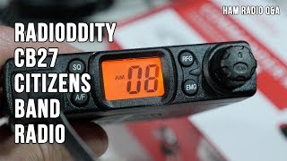 Radioddity CB27 Commander Mini CB Radio  Ham Radio QampA [upl. by Able]